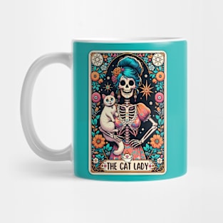 Colorful Cat Lady Mug